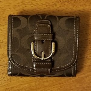 COACH Signature Wallet Brown